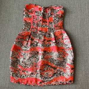 PrettyLittleThing Strapless Dress - Size Small